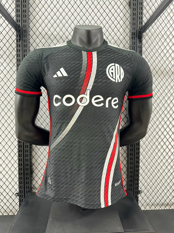 AAA Quality River Plate 24/25 Third Black Soccer Jersey(Player)